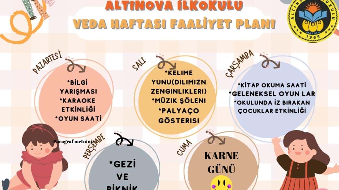 OKULA EĞLENCELİ VEDA